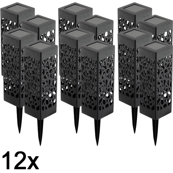 6x Lampă solară (set de 2 buc) | GARDENIAS